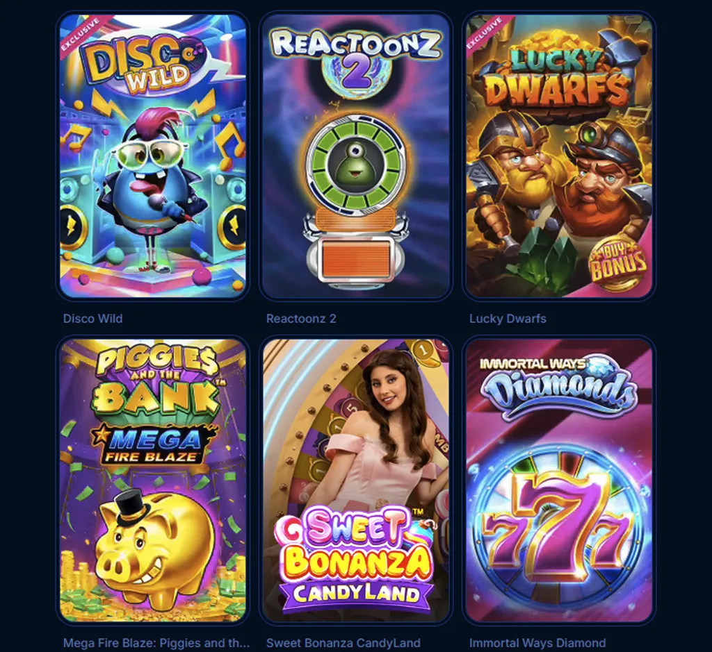 Jeux populaires de Boomerang Bet sur ordinateur